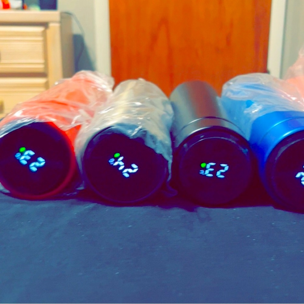Touch screen water bottles headphones and mini Bluetooth speakers